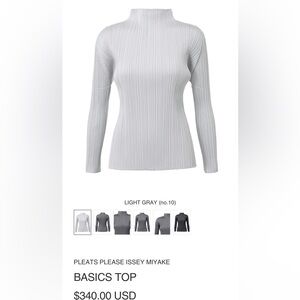 Pleats Please Issey Miyaki top